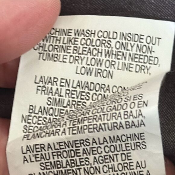 Wrangler Mens Size 2XL Relaxed Fit Button Up Shirt Chambray Gray - Picture 9 of 10